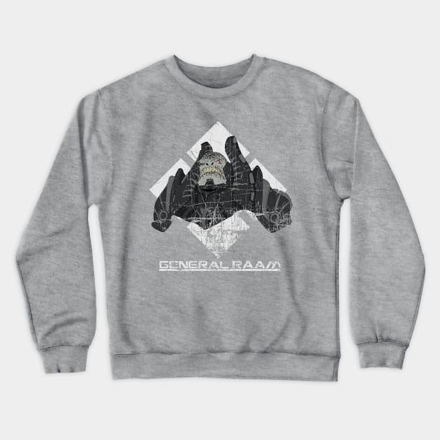 GENERAL RAAM gears of war Crewneck Sweatshirt by ahmedelsiddig